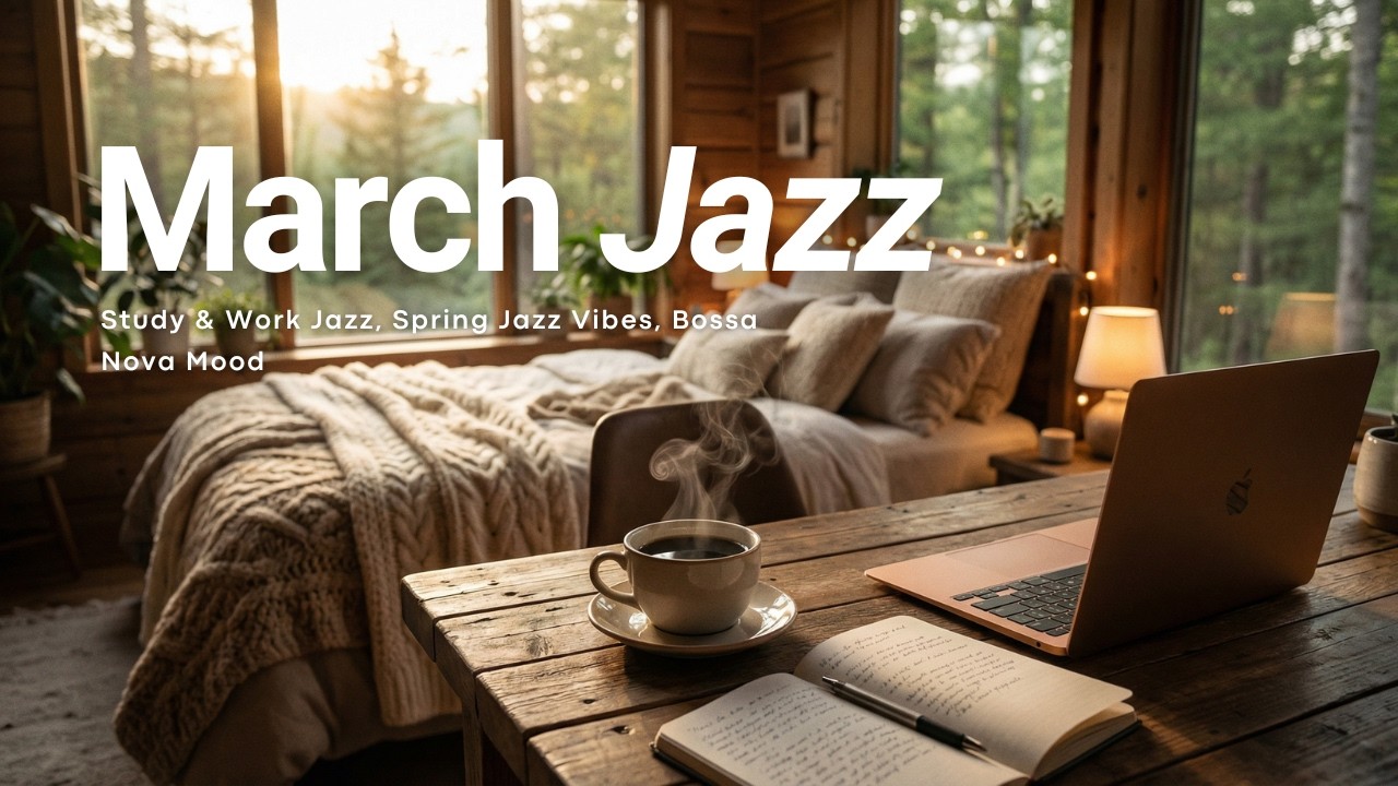 March Bossa Nova Mood 🌸 Relaxing Jazz for Study & Work Productivity