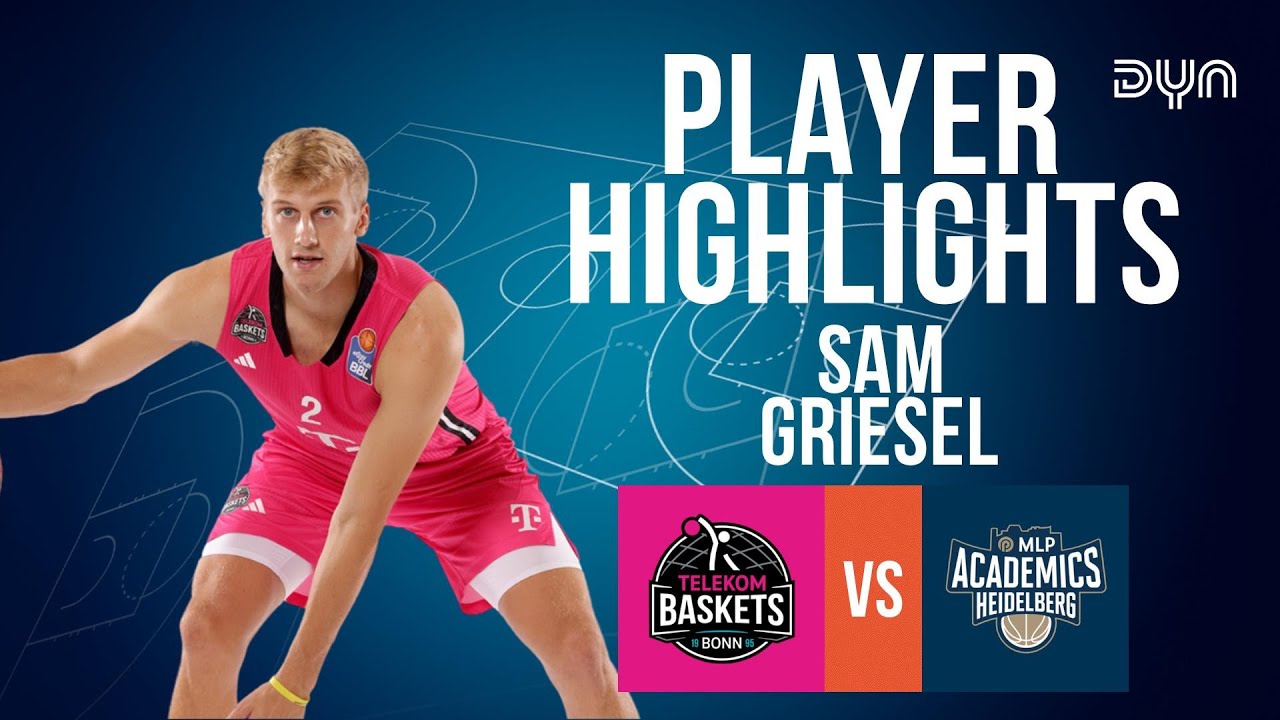 Sam Griesel Highlights vs. MLP Academics Heidelberg | easyCredit BBL | Dyn Basketball