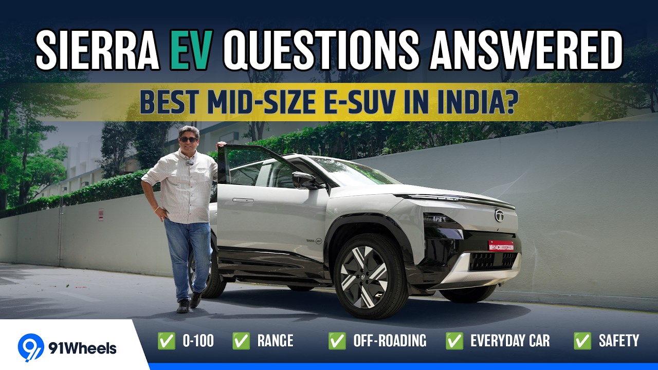 Обзор Tata Sierra EV AWD || Лучший среднеразмерный электрический кроссовер? Отвечаем на 5 вопросов