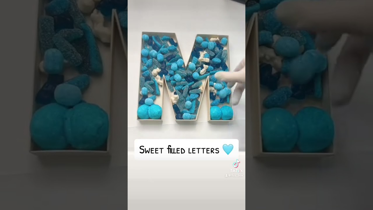 Sweet Filled Letters: The Perfect Gift! #sweets #gift