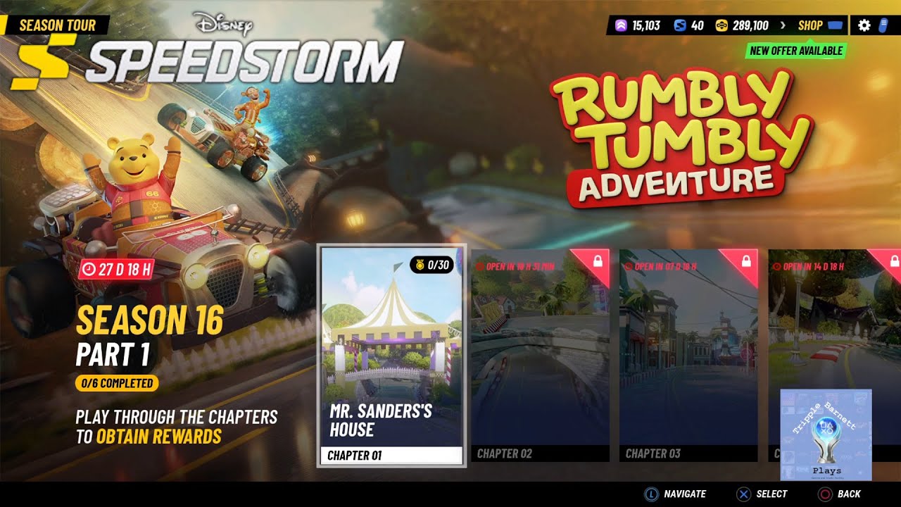 Disney Speedstorm: Сезон 16, Часть 1: Приключения Рамбли-Тамбли | Глава 01 | Дом мистера Сандерса