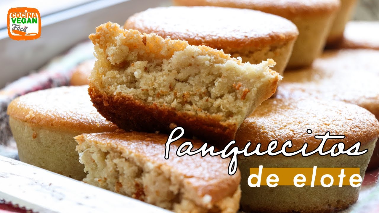 Panquecitos de elote, receta rápida y fácil