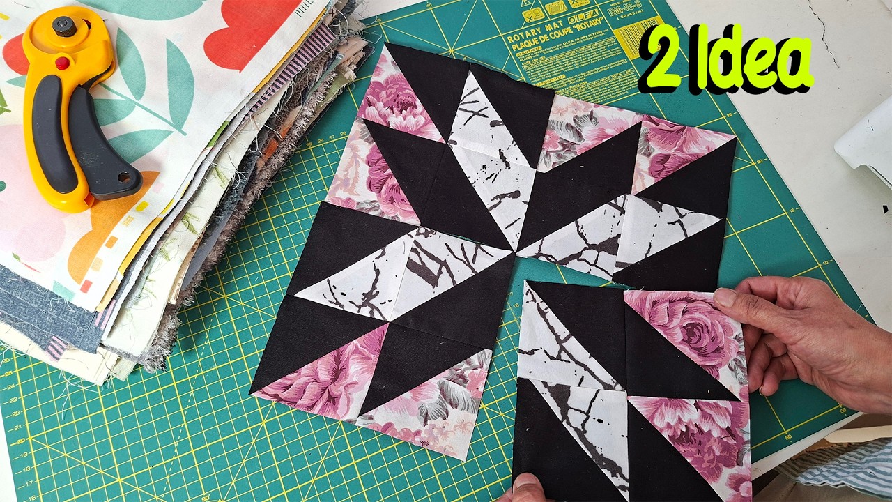 From Fabric Scraps to a Stunning Quilt | Full Tutorial💛