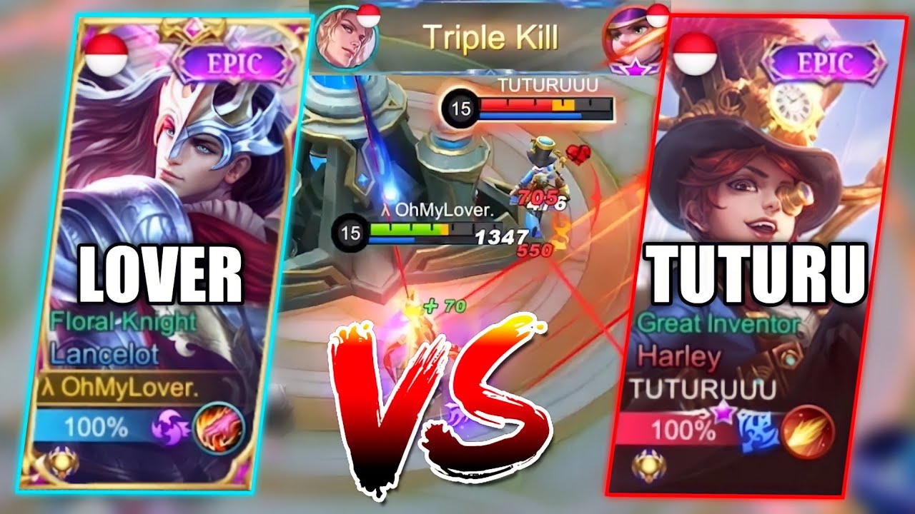 LOVER THE NEXT LEVEL MARKSMAN VS TUTURU THE KING OF MARKSMAN !! - MOBILE LEGENDS