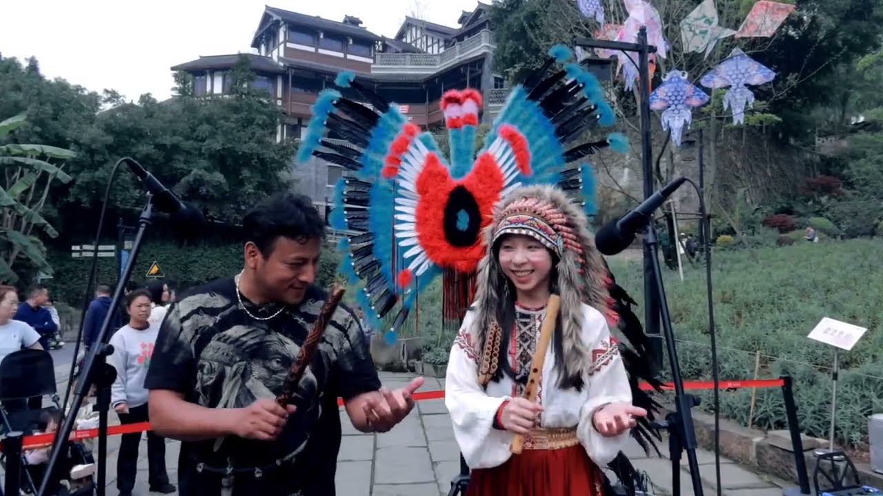 Quenas y Zampoña - Athos , Música Nature - Jean Atauje y Aileen En Vivo 🪈🌈