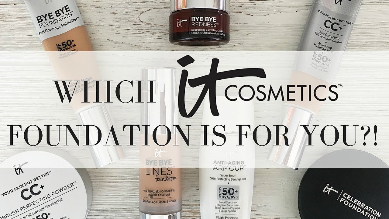 IT COSMETICS FOUNDATION REVIEW AND COMPARISON | Which is BEST for YOU?!
