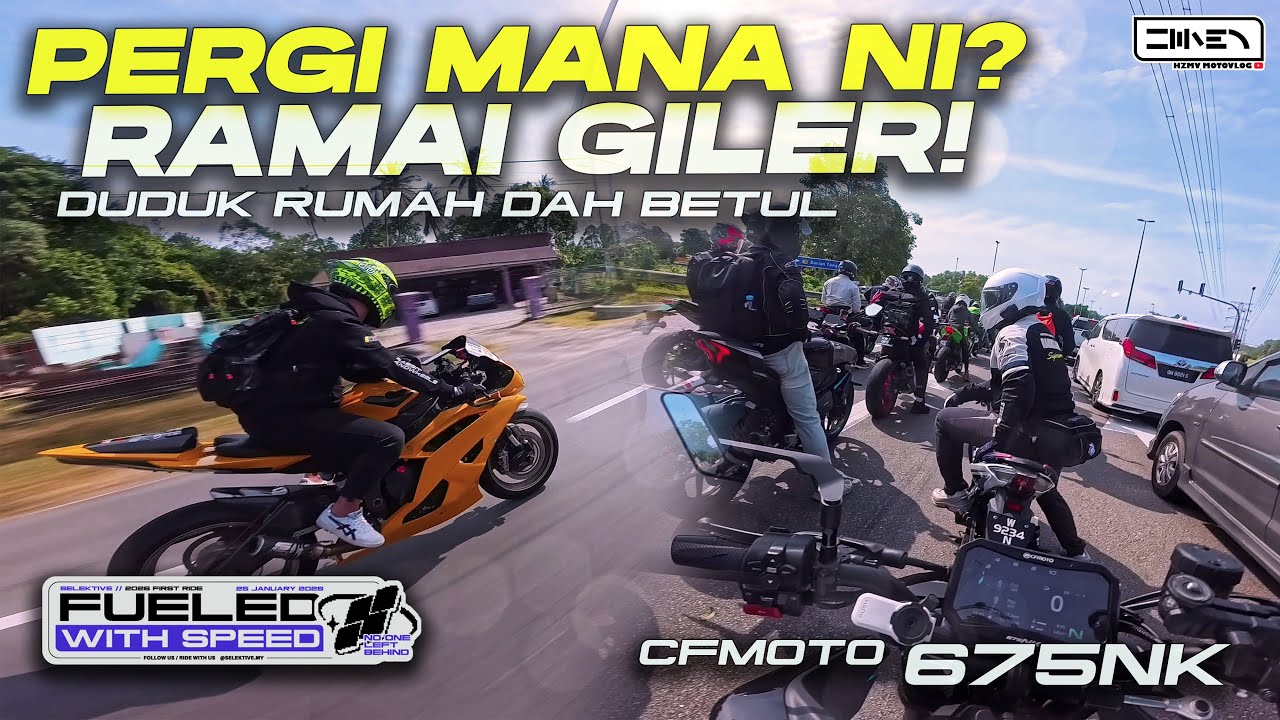 PT.2 TAK SELEK DARI 135CC - 1340CC PUN JALAN SEKALI, NO ONE LEFT BEHIND ! CFMOTO 675NK MALAYSIA [4K]