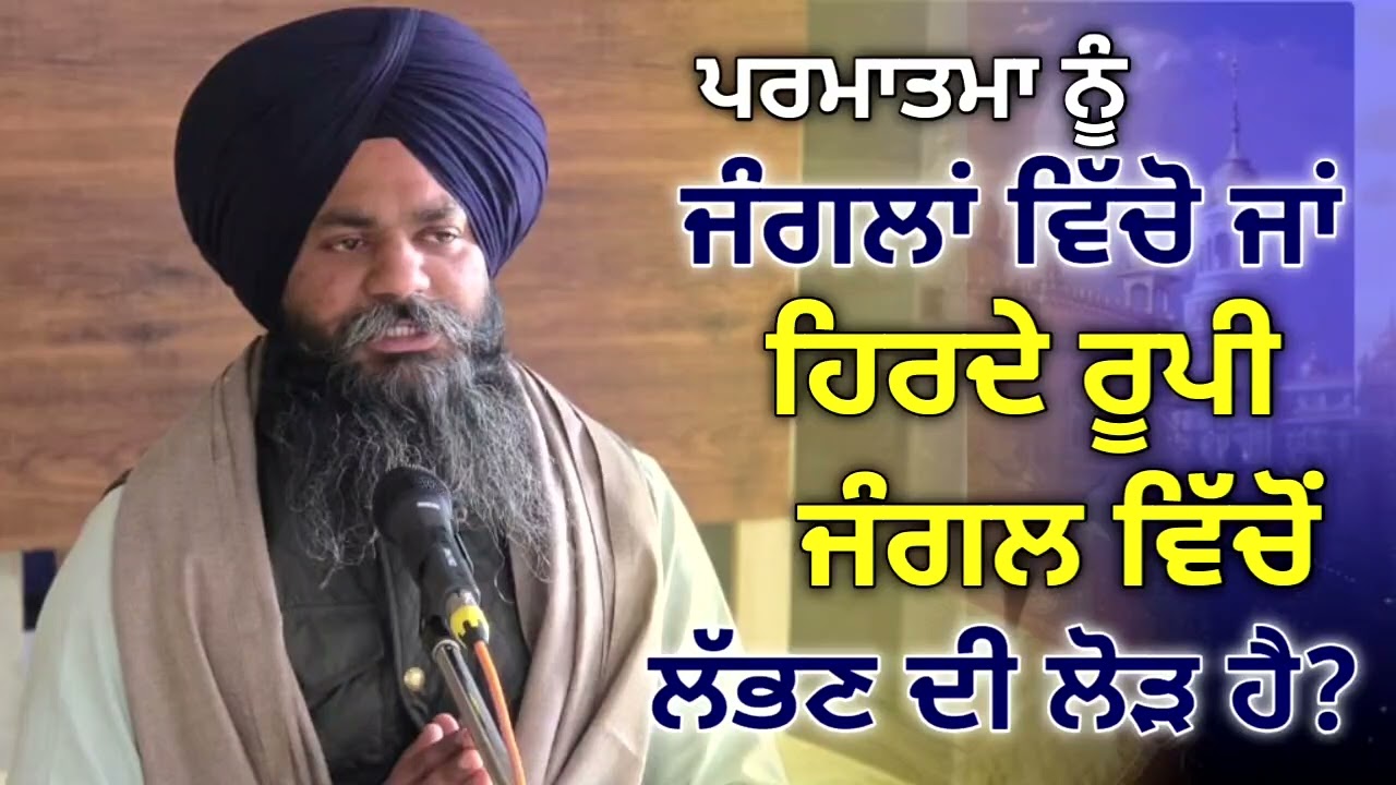 ਪਰਮਾਤਮਾ ਨੂੰ ਹਿਰਦੇ ਵਿੱਚੋਂ ਲੱਭਣ ਦੀ ਕੋਸ਼ਿਸ਼ ਕਰ ਬੰਦਿਆਂ।।