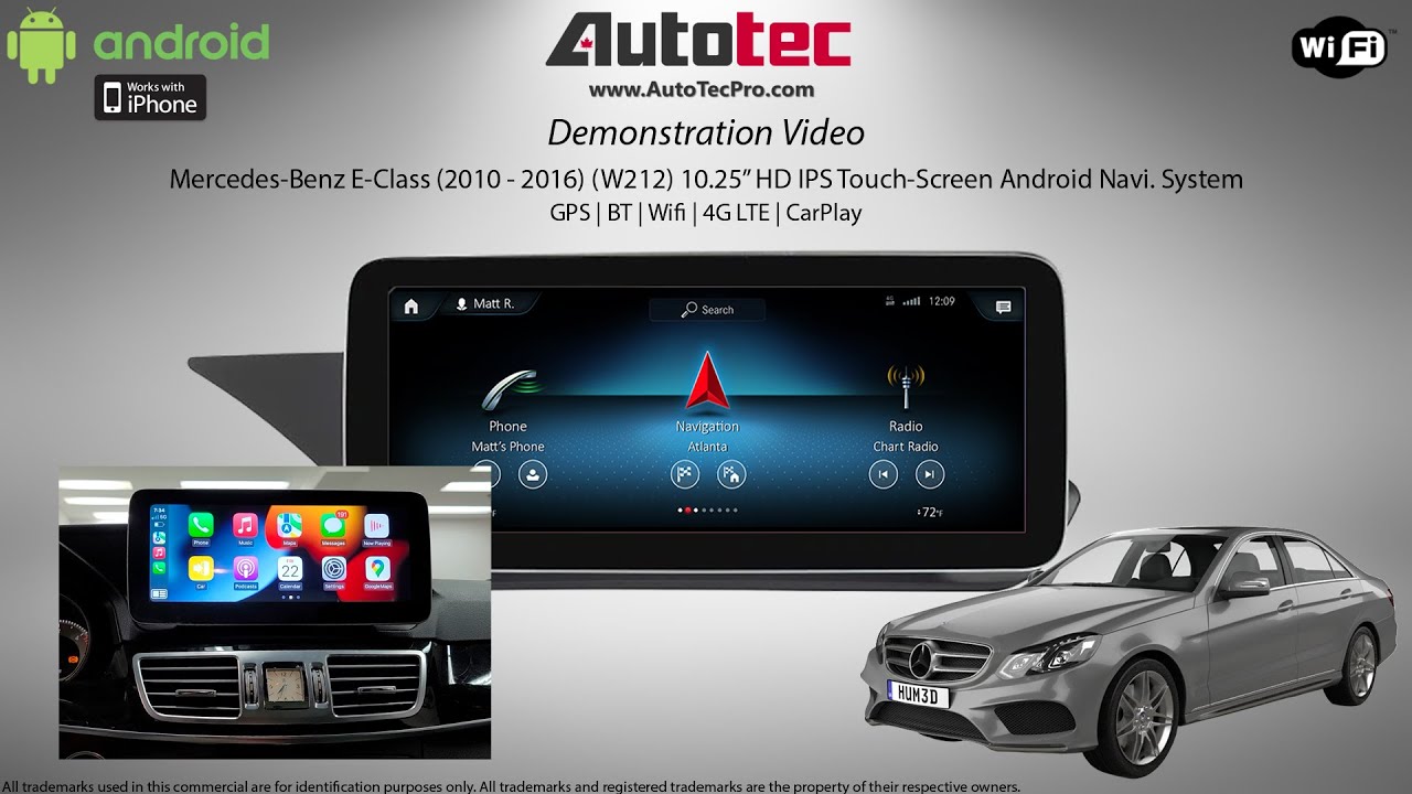 *AutoTecPro* Mercedes-Benz E-Class W212 10.25