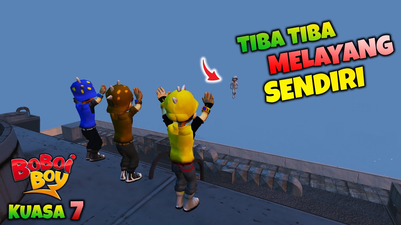 DUNIA ZOMBIE YANG ANEH BOBOIBOY CAHAYA MELAYANG DI UDARA - GTA 5
