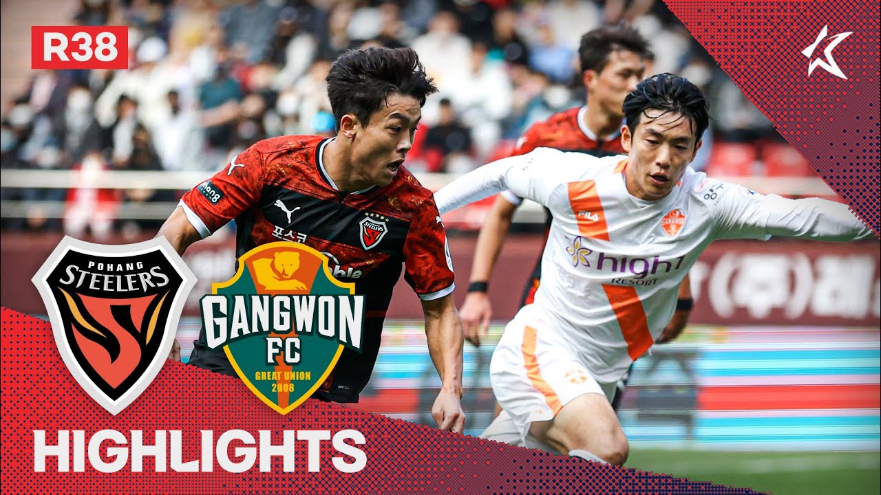 [하나원큐 K리그1] R38 포항 vs 강원 하이라이트 | Pohang vs Gangwon Highlights (22.10.23)