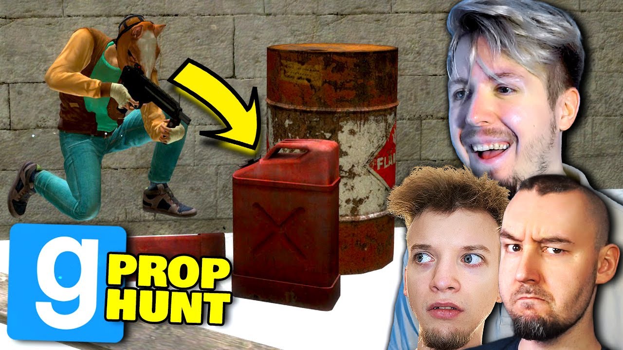 Zostałem PODSTĘPNYM PROPEM w GARRY'S MOD PROP HUNT! 💥