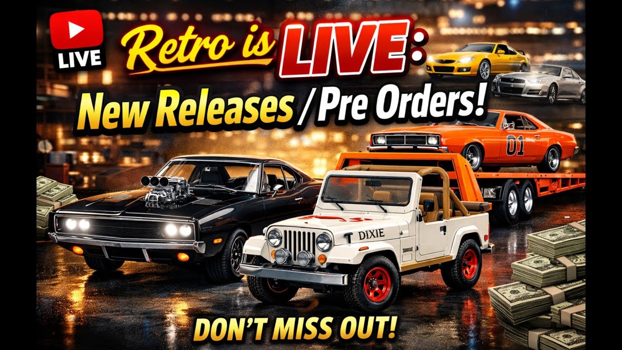 Don’t Pay Scalper Prices! 🏎️ New Kyosho F&F, Acme Haulers & Daisy’s Jeep! | Retro is Live