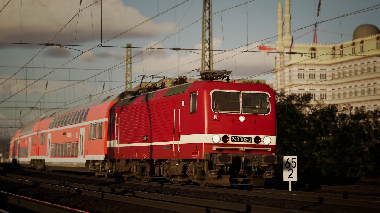 Train Sim World 6 DR 143 Lok classic livery Dresden HBF - Coswig