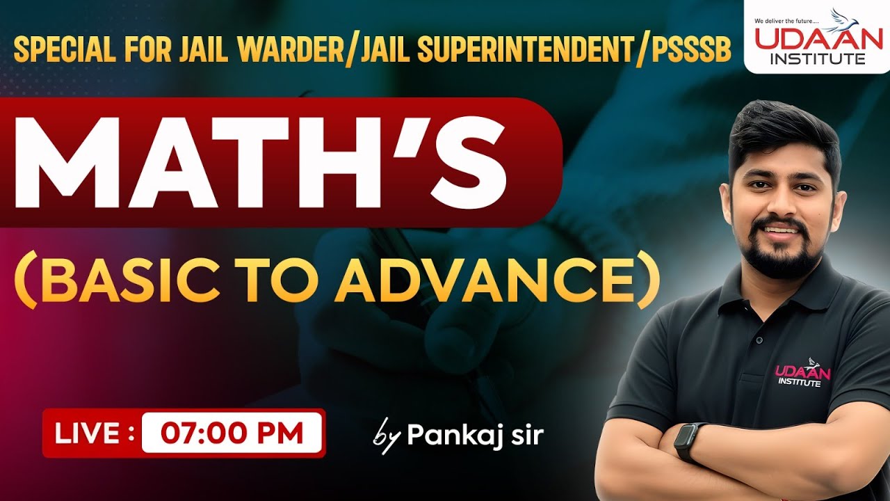 MATH | DAY-13 | PUNJAB POLICE, VDO, GROUP-D, PSSSB | BY PANKAJ SIR