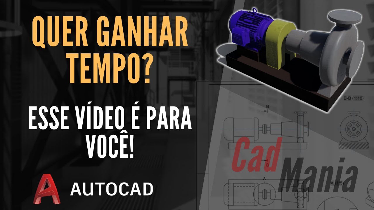 Autocad | Detalhamento 2d apartir de modelo 3D (Passo a Passo)!