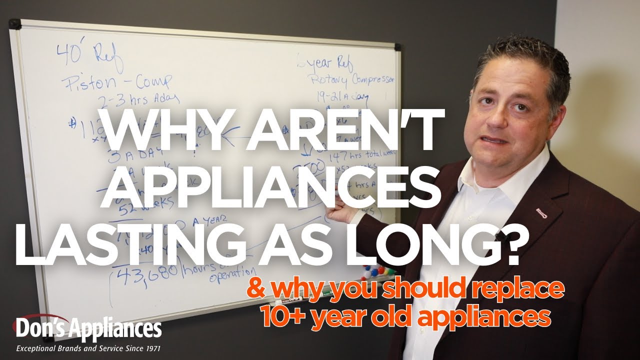 Why Aren't Appliances Lasting as Long? The TRUTH About Old Vs. New Appliances