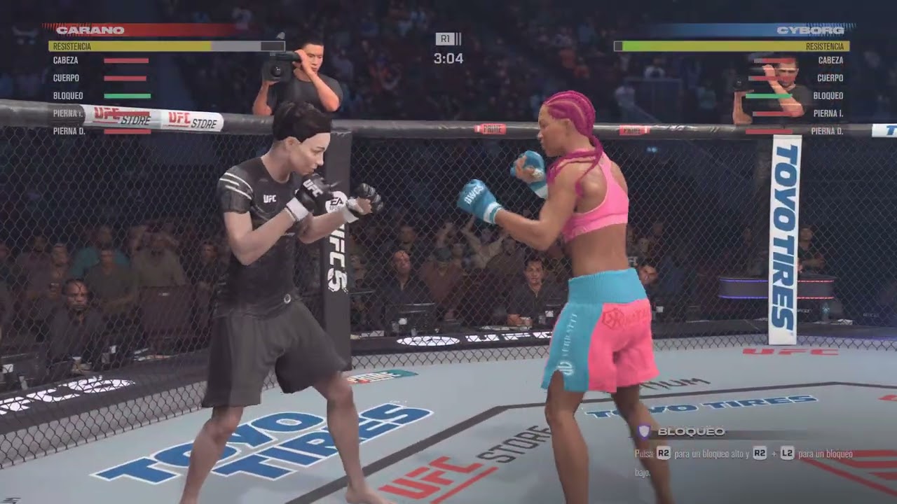 EA SPORTS UFC 5 gina carano vs cris cyborg PS5