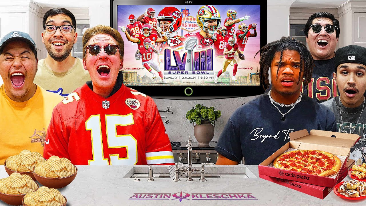 THE WILDEST SOFTBALL CREW SUPER BOWL PARTY! | Kleschka Vlogs