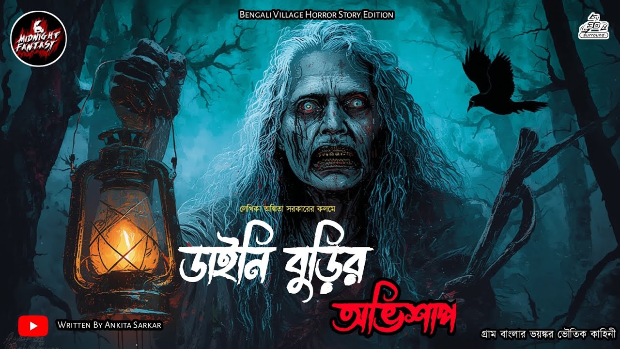ডাইনি বুড়ির অভিশাপ|গ্রাম বাংলার ভৌতিক কাহিনী| হাঁড় হিম করা কাহিনী|অঙ্কিতা সরকার