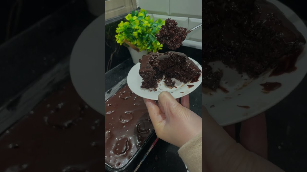 كيكة معلكة بالكراميل و الشوكولاطة بأبسط المكونات وأسهل طريقة