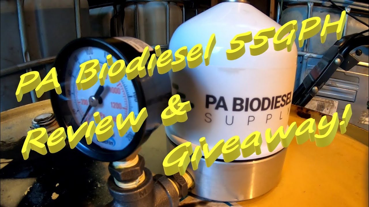 Black Diesel - PA Biodiesel 55 GPH Centrifuge Review & Giveaway! - Follow The Instructions To Enter!