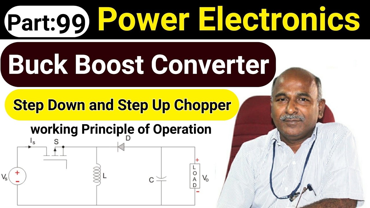 Понижающий и повышающий преобразователь (Step down and Step Up Chopper) на тамильском языке