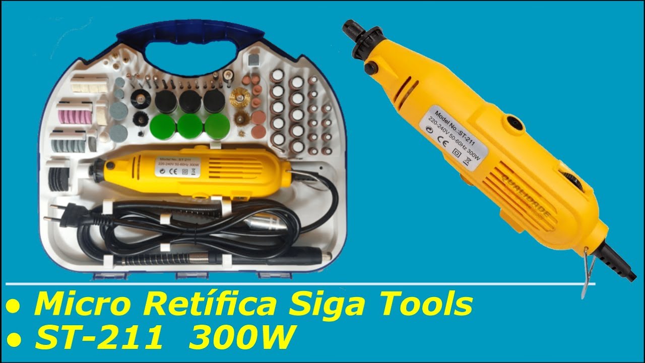 Micro Retífica Siga Tools ST-211 300W