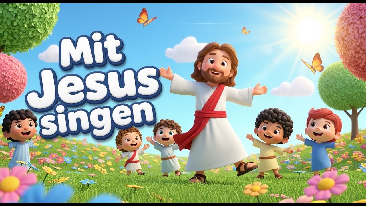 Jesus liebt jedes Kind ❤️ | 20 Minuten Christliche Kinderlieder | Kinderlobpreis Deutsch