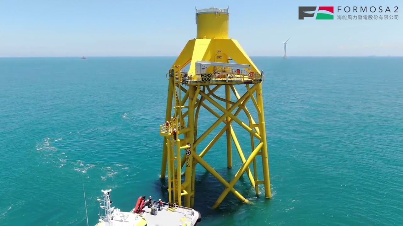 海能離岸風力發電計畫：風場建置實況