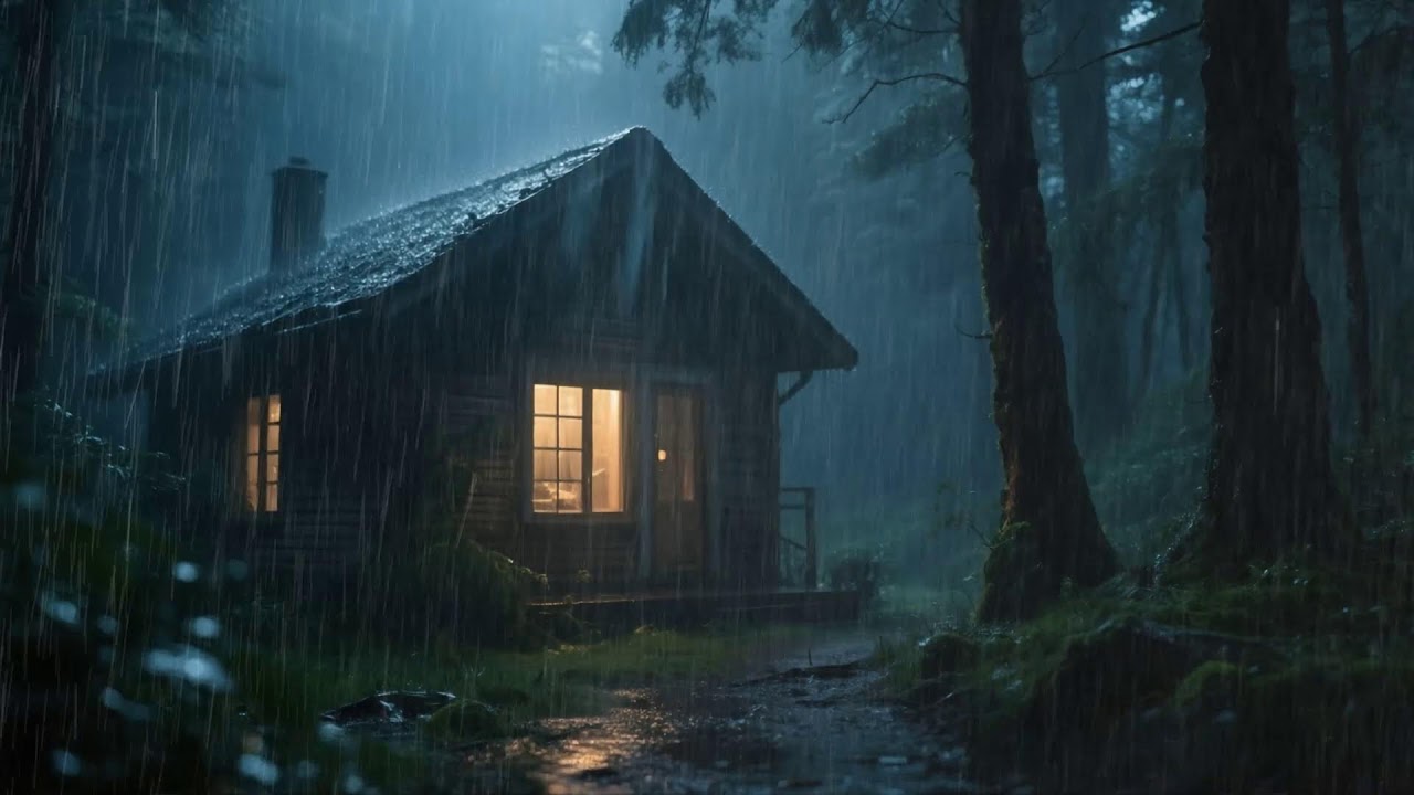 Super Heavy Rain To Sleep Immediately - Heavy Rain for Relax Rest