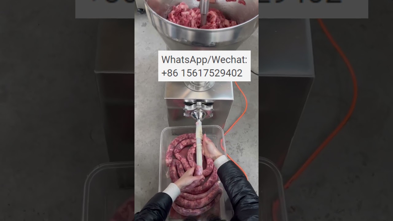 Sausage Filling Machine Home Use Automatic Operate Vacuum Enema Stuffing Machine