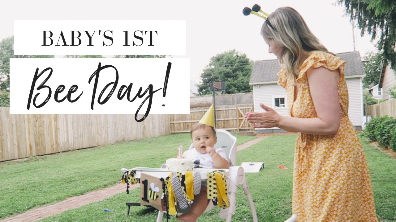 1ST BEE DAY PARTY | prep + vlog