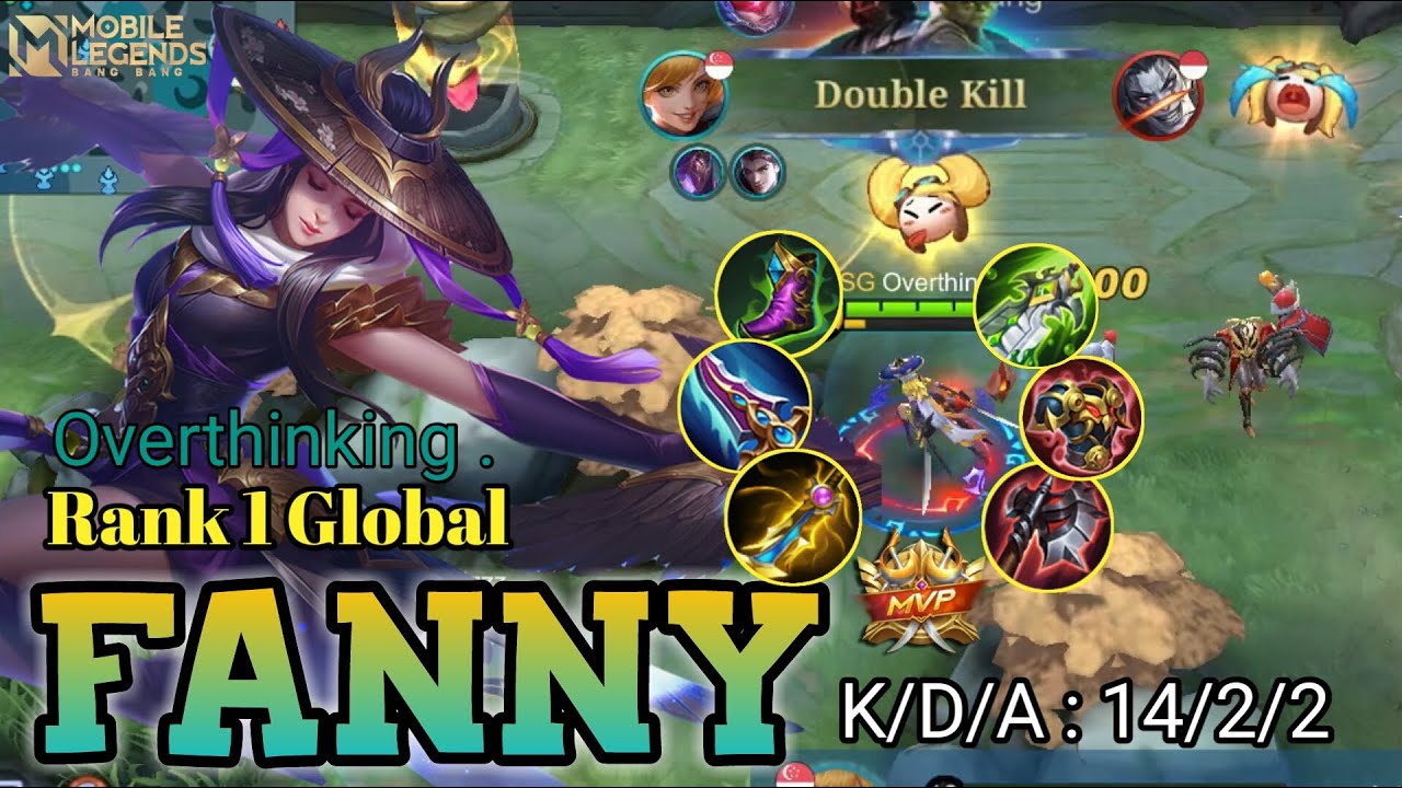 HYPER FANNY ,, BANTAI TANPA AMPUN  ,, Tutorial FANNY Gameplay Top 1 Global - MLBB