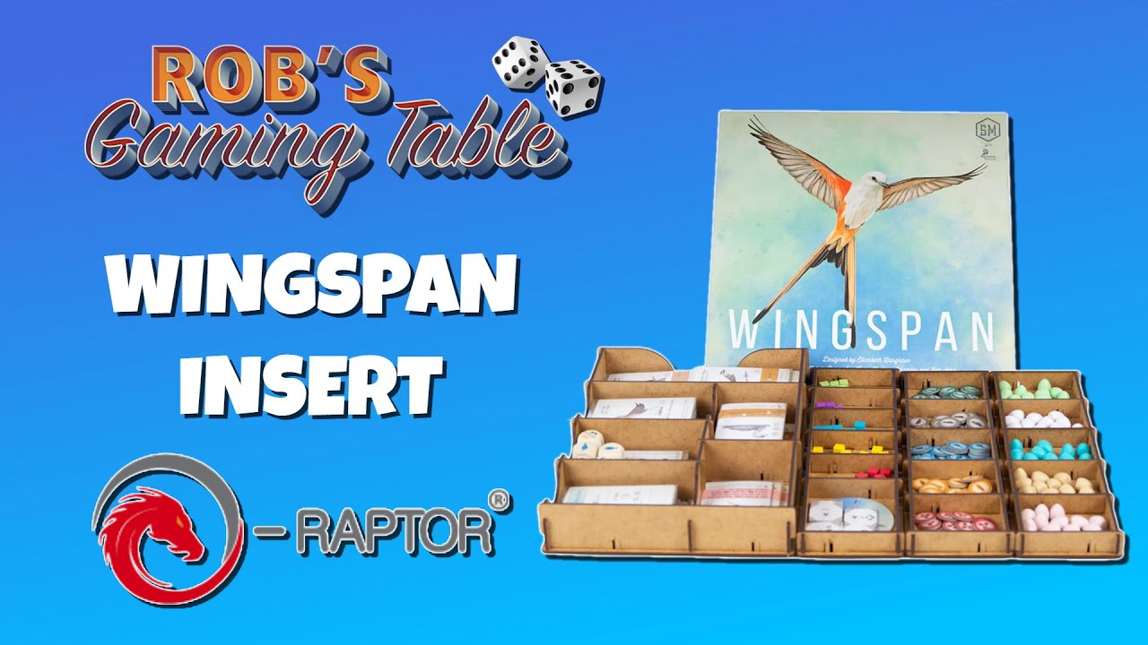 e-Raptor Wingspan Insert Storage Solution