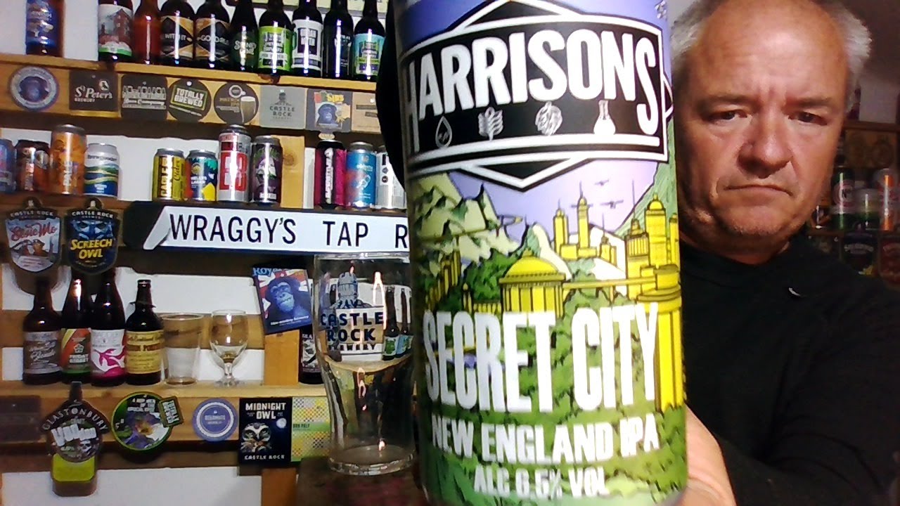 Harrisons Brewery - Secret City - New England IPA - Wraggy Beer Review