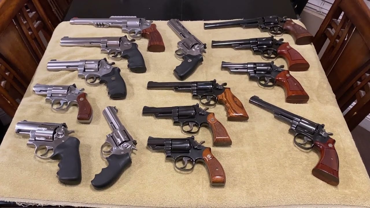 My revolver collection 2023 (629-8,610-2,625-3,66-1,SP101, Alaskan, Colt Anaconda, 29-2, 57,28-2,19)