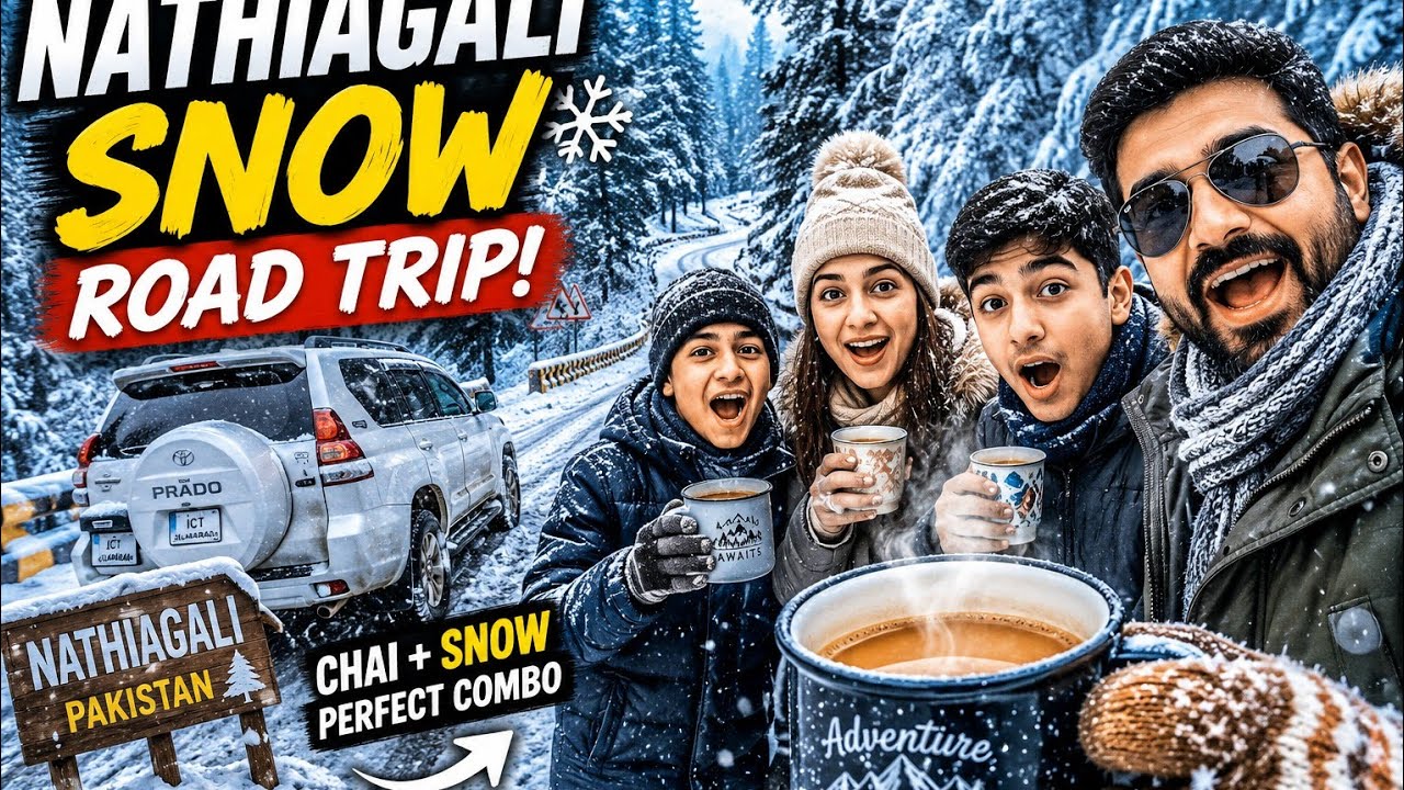 Muree Tour january 2026 //Nathia Gali Trip 2026 In Snowfall Season 