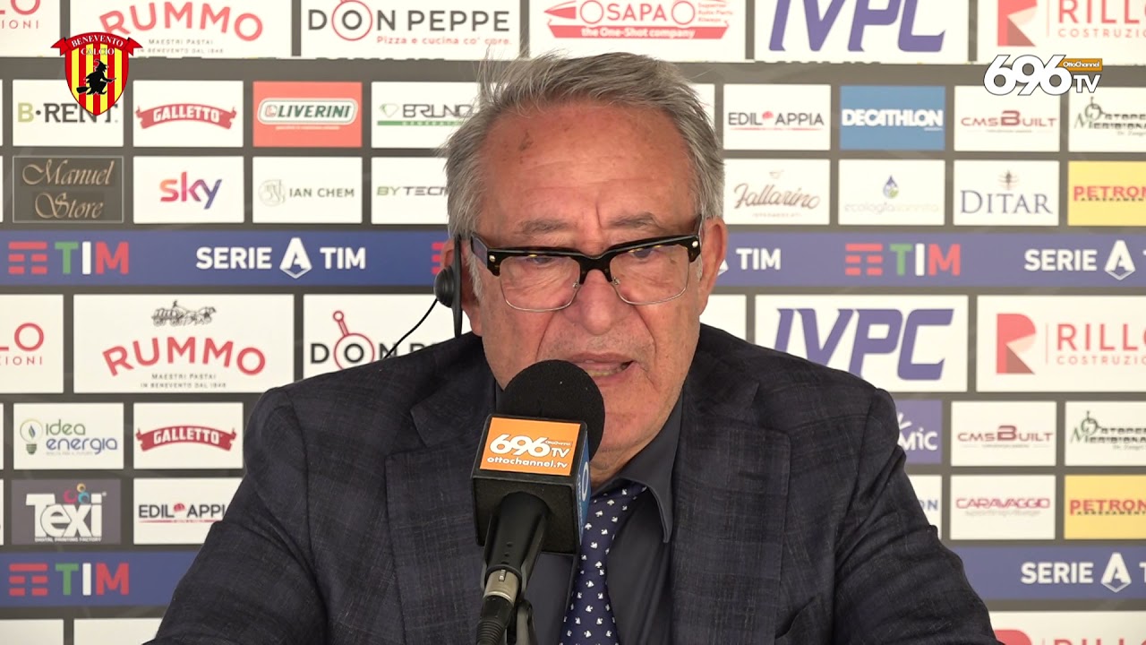 #BENEVENTOCAGLIARI: LE DICHIARAZIONI DEL PRESIDENTE ORESTE VIGORITO NEL POST GARA