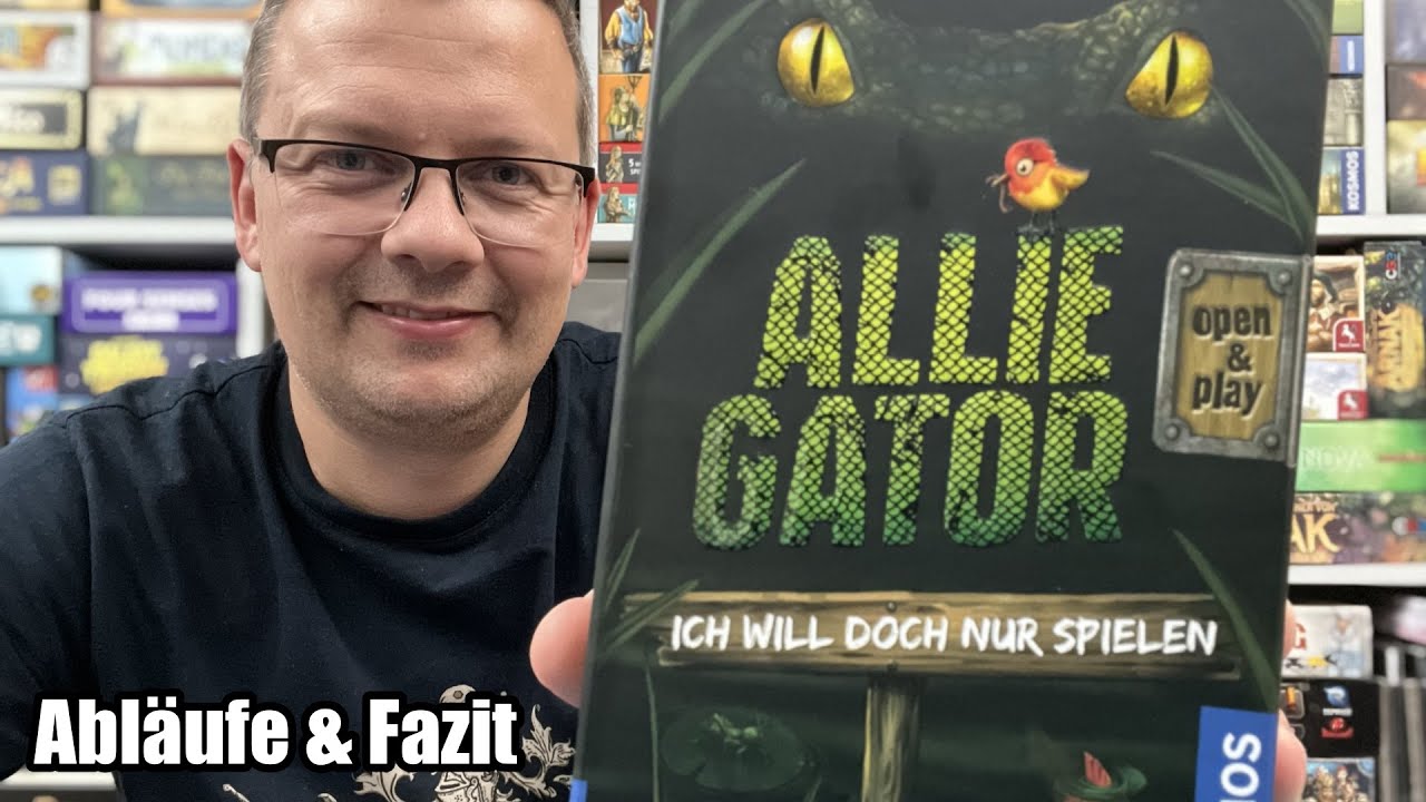 Allie Gator (Kosmos) - coole Verpackung und wieder ein gutes Kartenspiel? ab 8 Jahren
