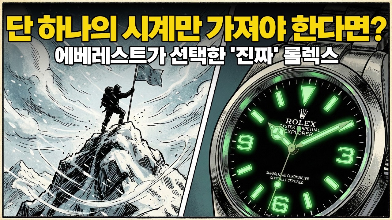 롤렉스에서 가장 '심심한' 이 시계가 최고의 도구인 이유