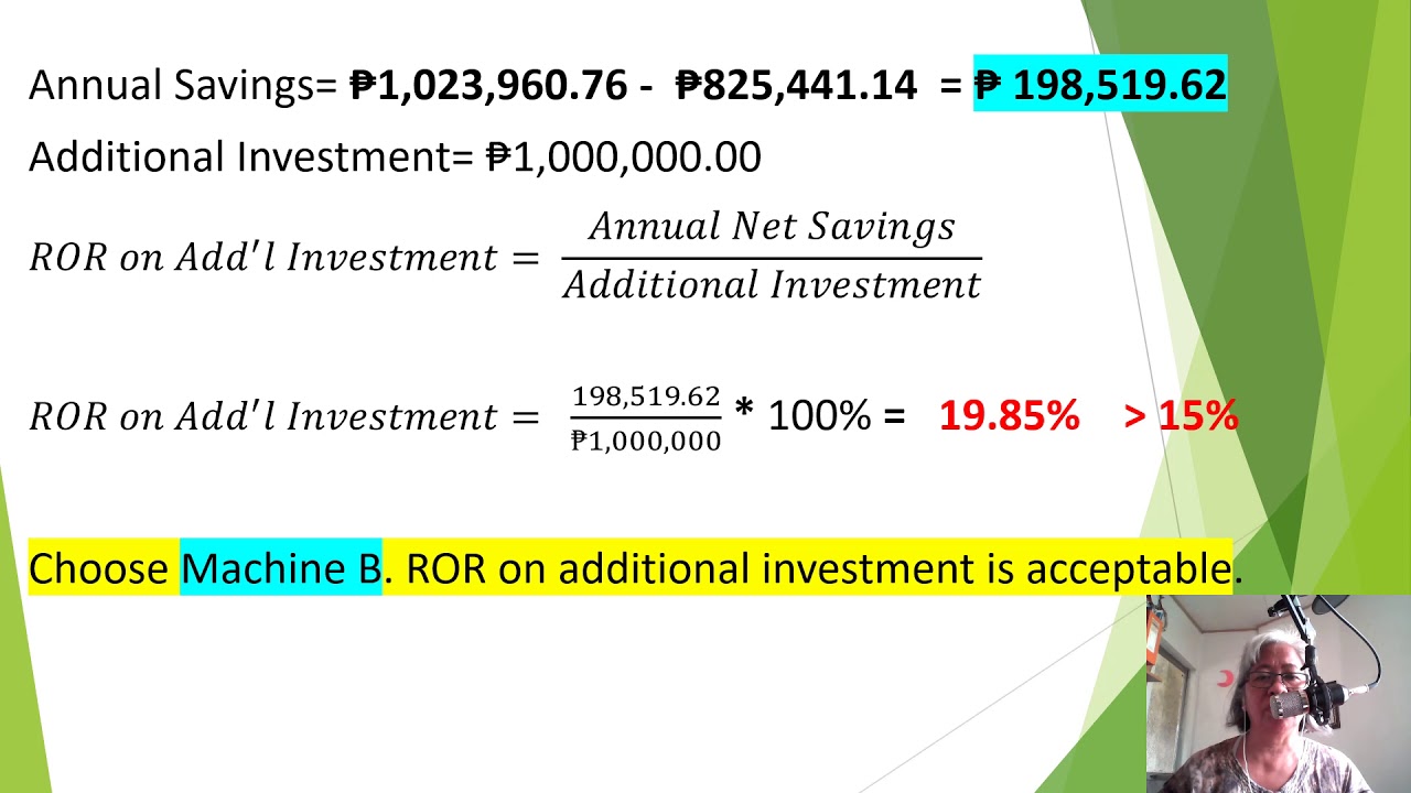 COMPARING and EVALUATION OF ALTERNATIVES- ENGG ECONOMICS