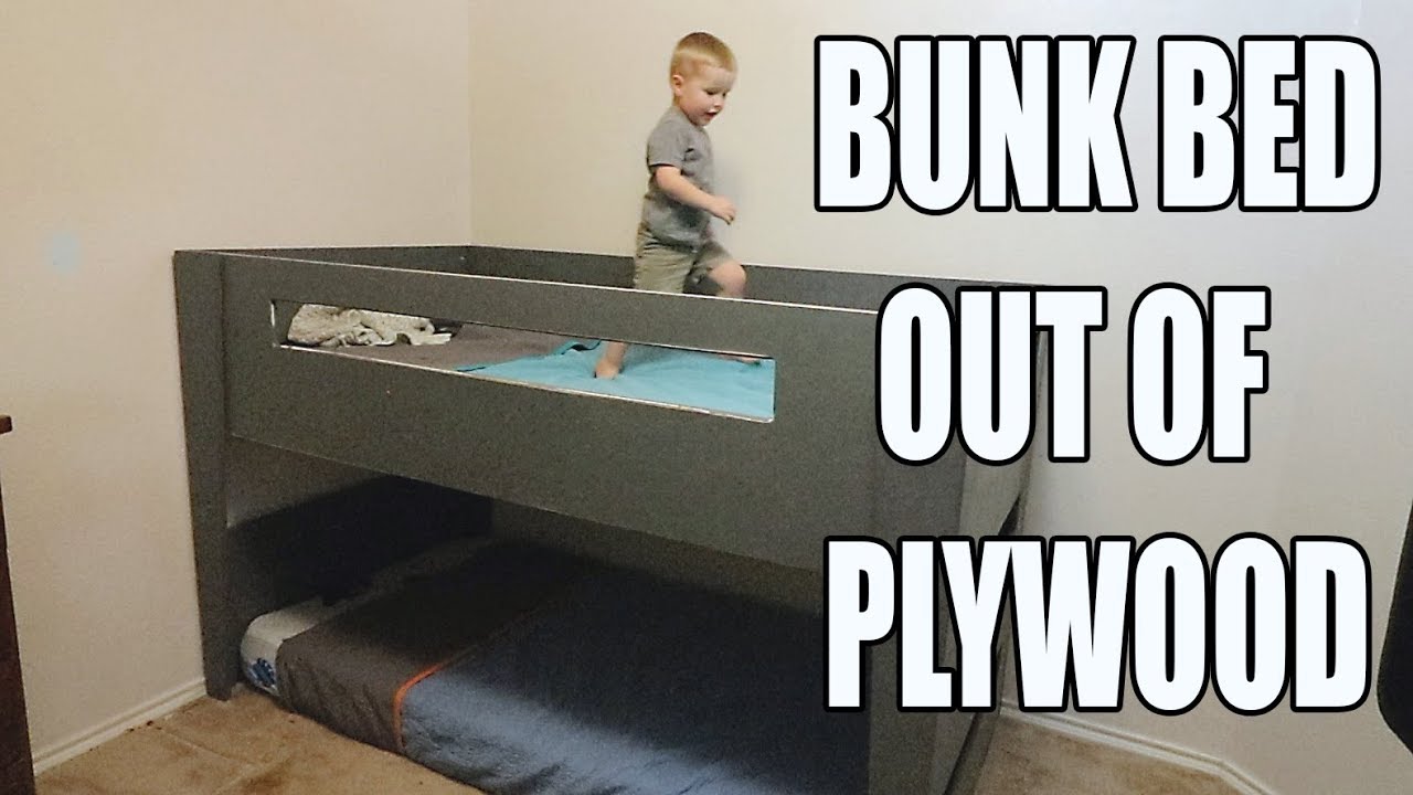 DIY BUNK BED / LOFT BED OUT OF PLYWOOD