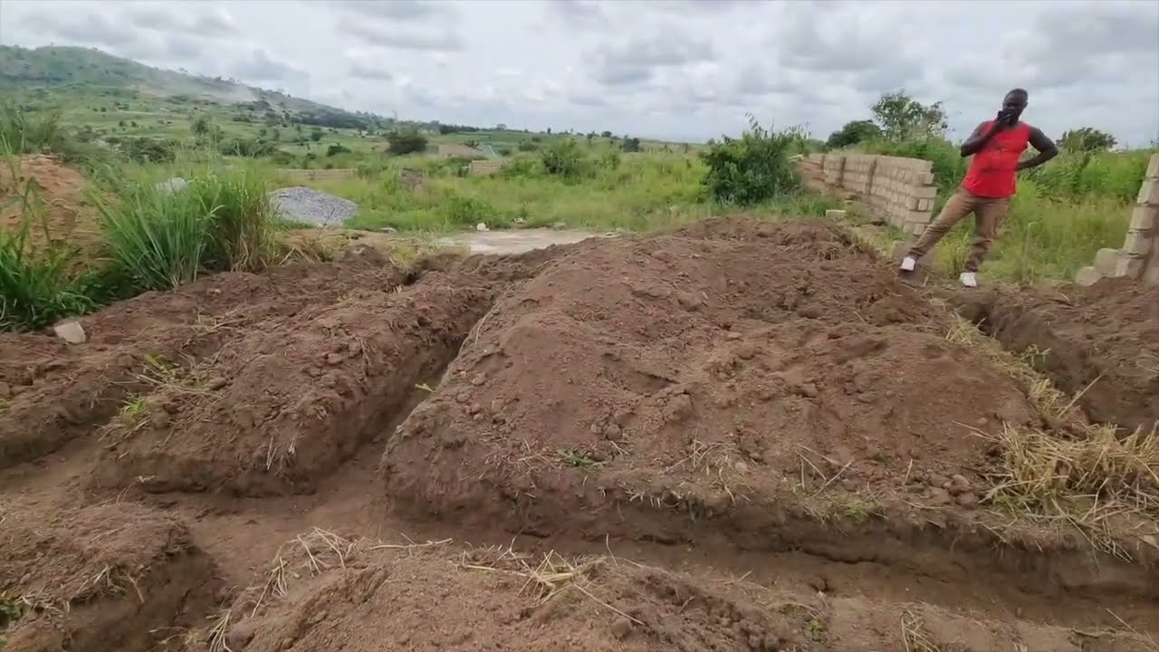 FOUNDATION DONE FOR WORKER'S SPACE || BUILDING IN GHANA