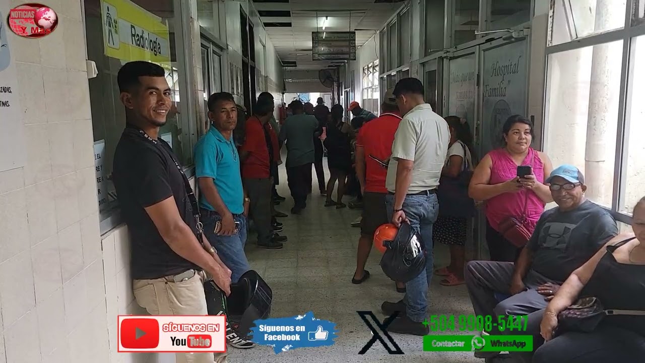 ABARROTADO EL HOSPITAL DE PUERTO CORTES, BUSCANDO ATENCION MEDICA