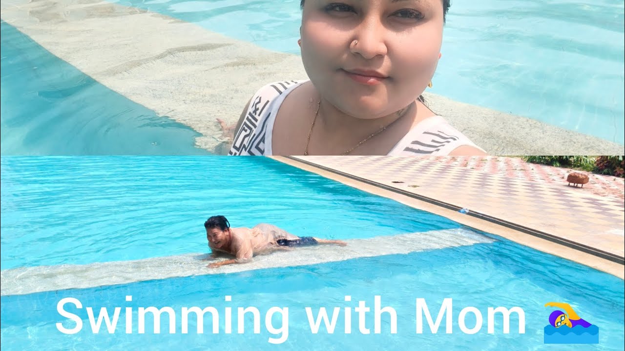 Going for swimming 🥽 with Mom 🏊‍♀️❤️#dailyvlog #tibetanvloger #subcribemychannel 