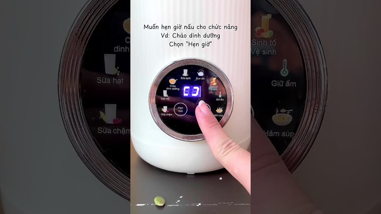 Hướng dẫn sử dụng m&aacute;y nấu sữa hạt mini Snapbee CB1200