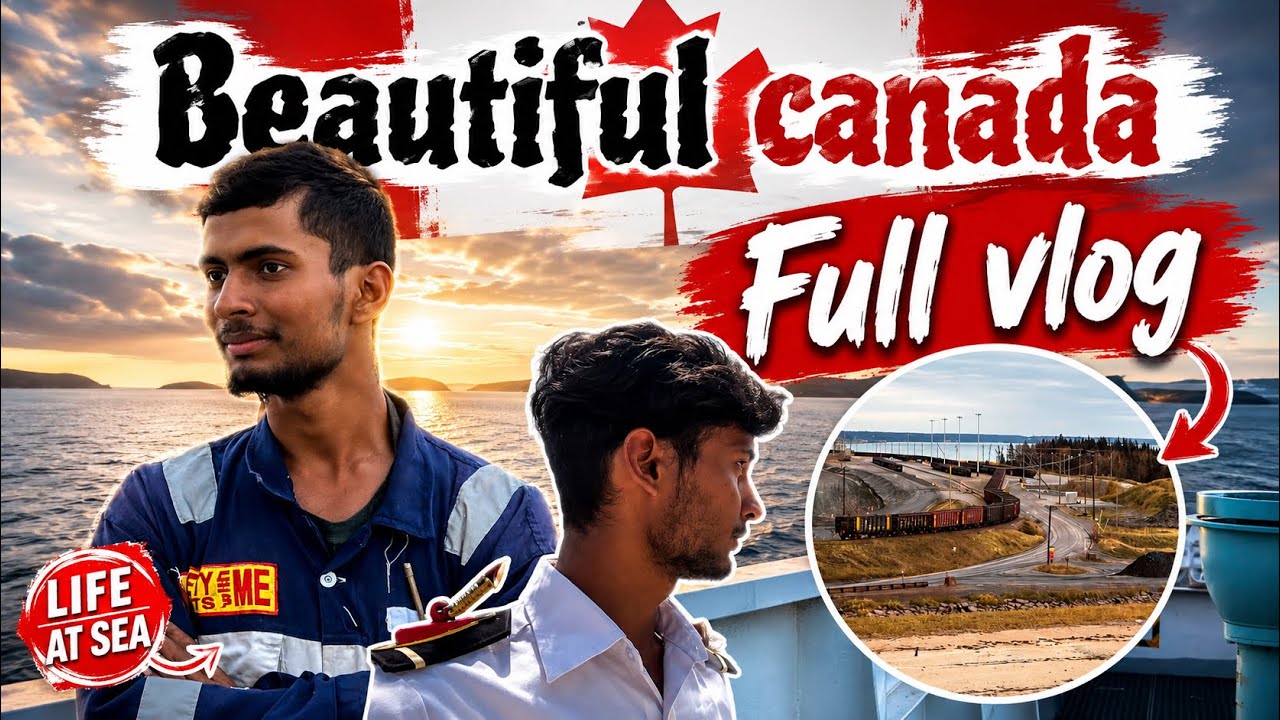 Canada Shocked Me! 🇨🇦 | Merchant Navy Life at Sea | Daily Vlog