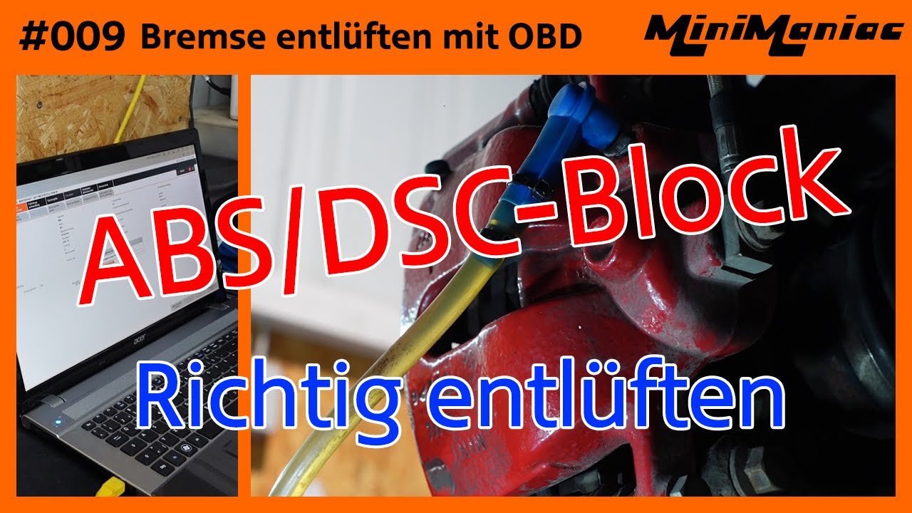 OBD Bremse entlüften Mini Cooper S