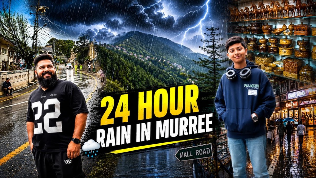 Murree Mein Phas Gaye! 😨Barish Me Mall Road Se ki Shopping 🛍️ 